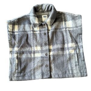 Old‎ Navy Kids Plaid Fleece Button Up Shirt Cozy Winter Top 5T